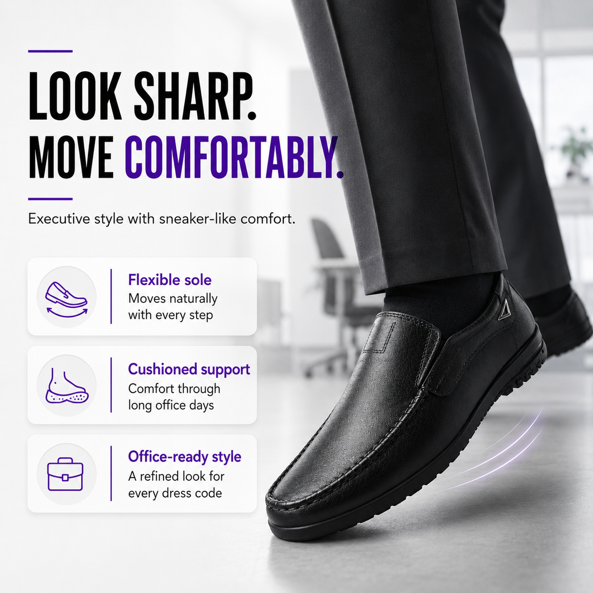 Medly® ZeroGravity - Dress shoe with the comfort of a sports sneaker